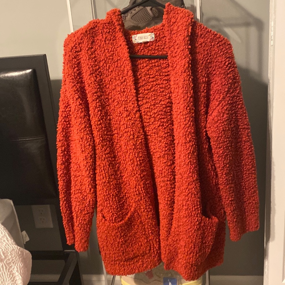 Pink rose cardigan
